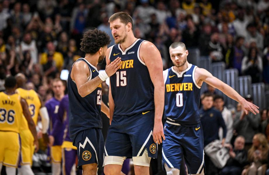 开云体育移动版-约基奇28+12+13詹姆斯里程碑 掘金力克湖人